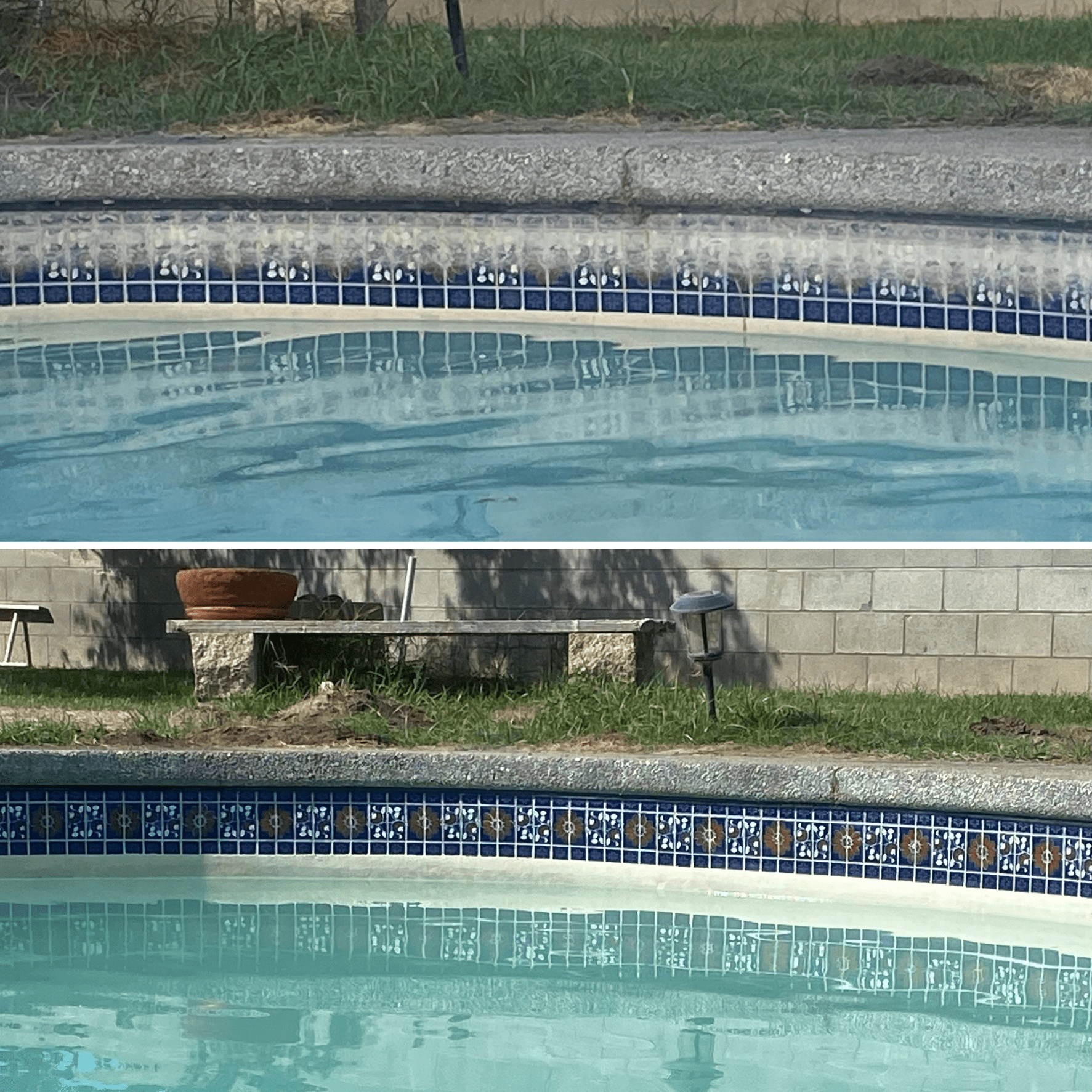 Bench Near a Swimming Pool